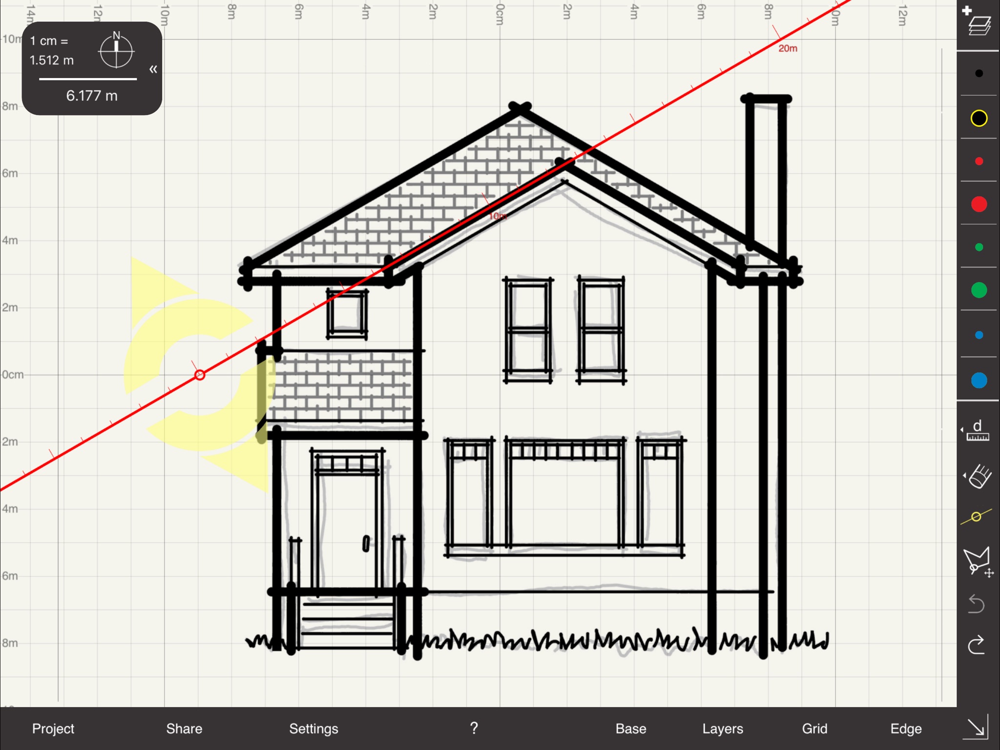 Arrette Scale sketch drafting screenshot 2