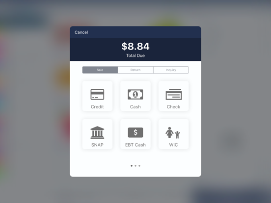 TotilPay Register iPad screenshot