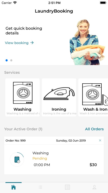 Laundry Booking