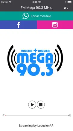 FM Mega 90.3 MHz. iPhone image 2
