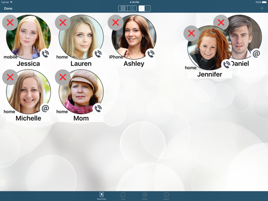 Screenshot #6 pour FaceDial for use with FaceTime
