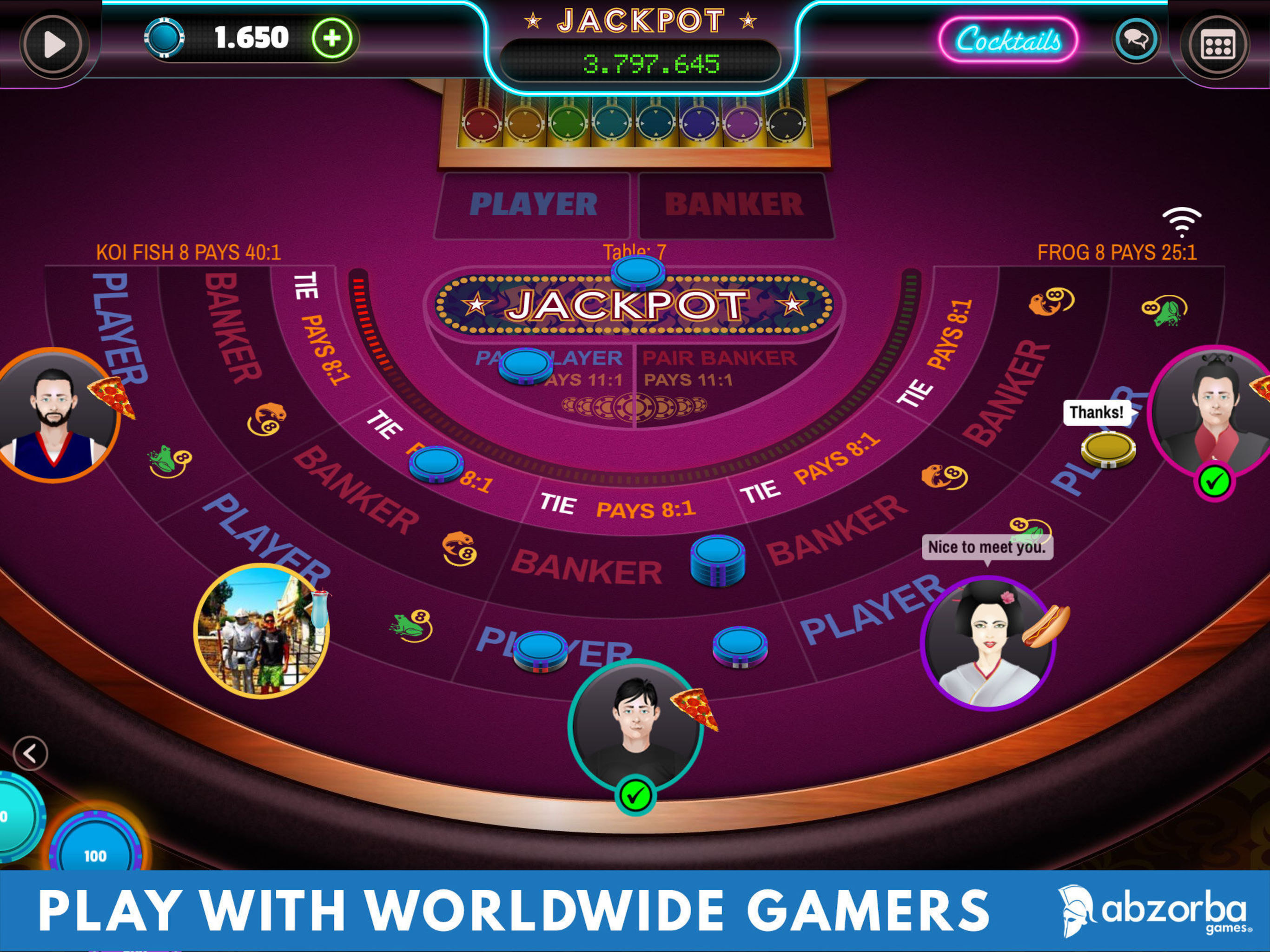 Baccarat Live screenshot 7