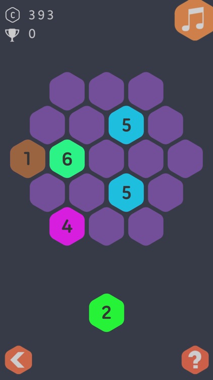 Hexagon Number Merge