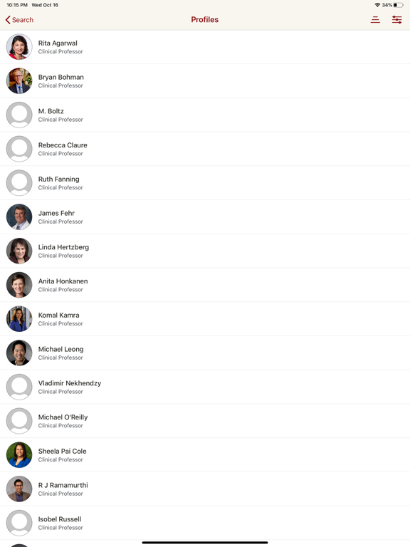 ConnectEd Stanford Medicine iPad screenshot 2 - Utilities app