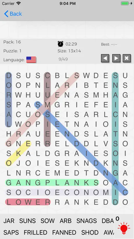 Word Search Multi-Language