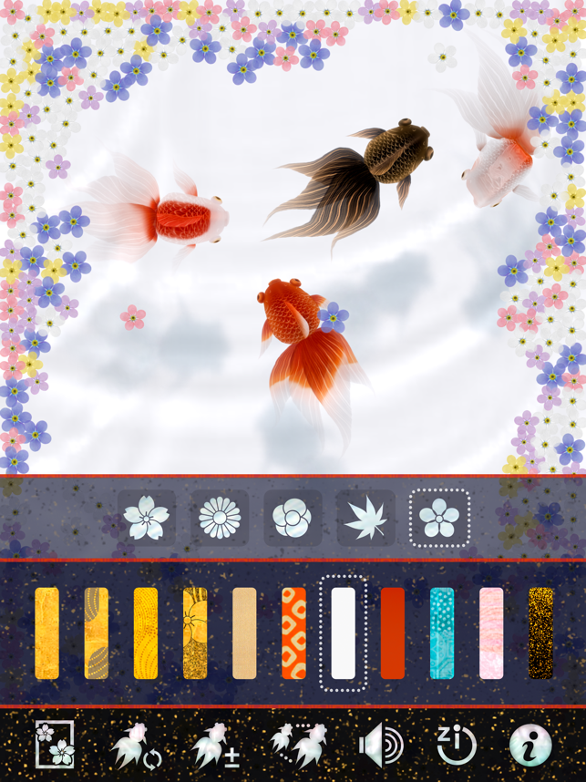 Wa Kingyo - Schermata dello stagno dei pesci rossi