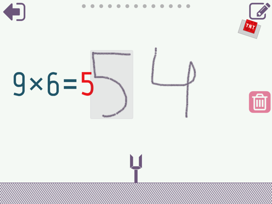 Times Tables 10x10 iPad screenshot