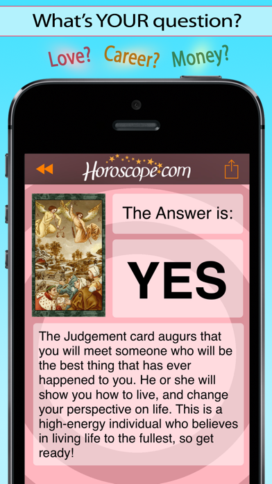 Screenshot #1 pour Yes No Tarot - Instant Answer