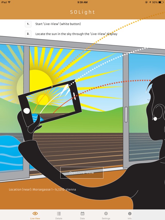 SOLight - Sun & Light iPad screenshot 1 - Business app
