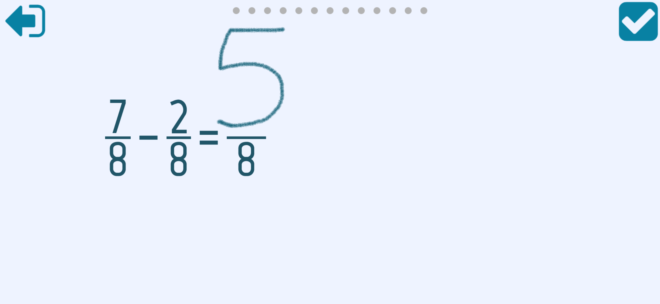 Subtracting Fractions screenshot 5