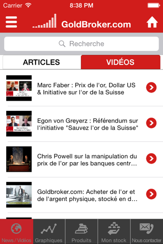 Cours or et argent - Or.fr screenshot 3