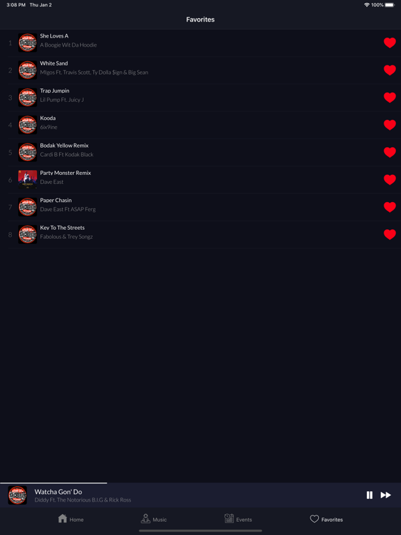 DJ Camilo iPad screenshot 4 - Music app