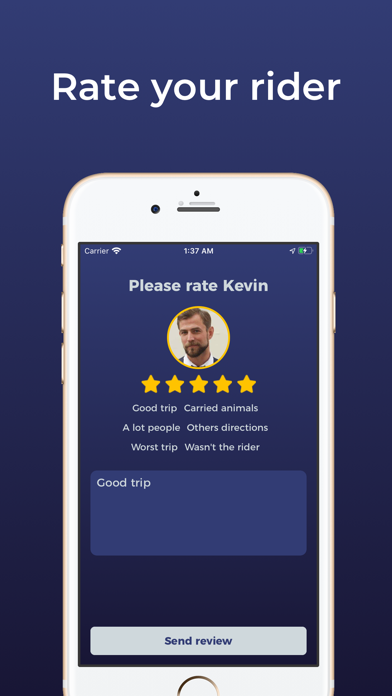 GMe Driver: Make money driving iPhone screenshot 5 - Travel app