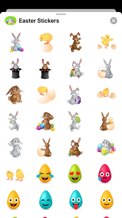 Screenshot #1 pour Happy Easter Stickers - Emojis