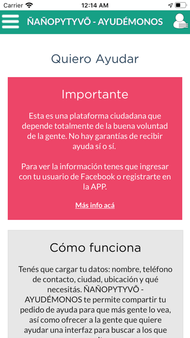 App screenshot