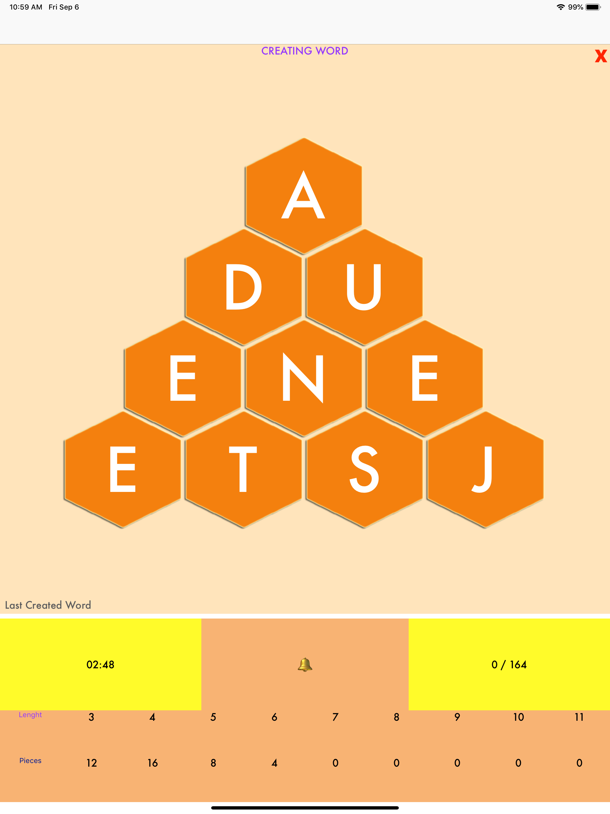 Pyramid Word Search