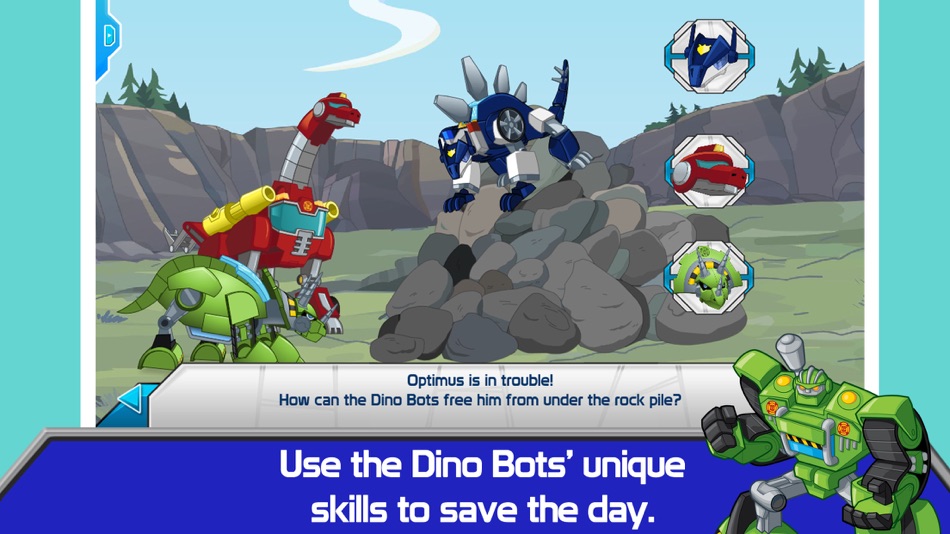 #3. Transformers Rescue Bots: Dino (iOS) 由: PlayDate Digital
