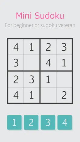 Game screenshot Mini Sudoku Number Place mod apk