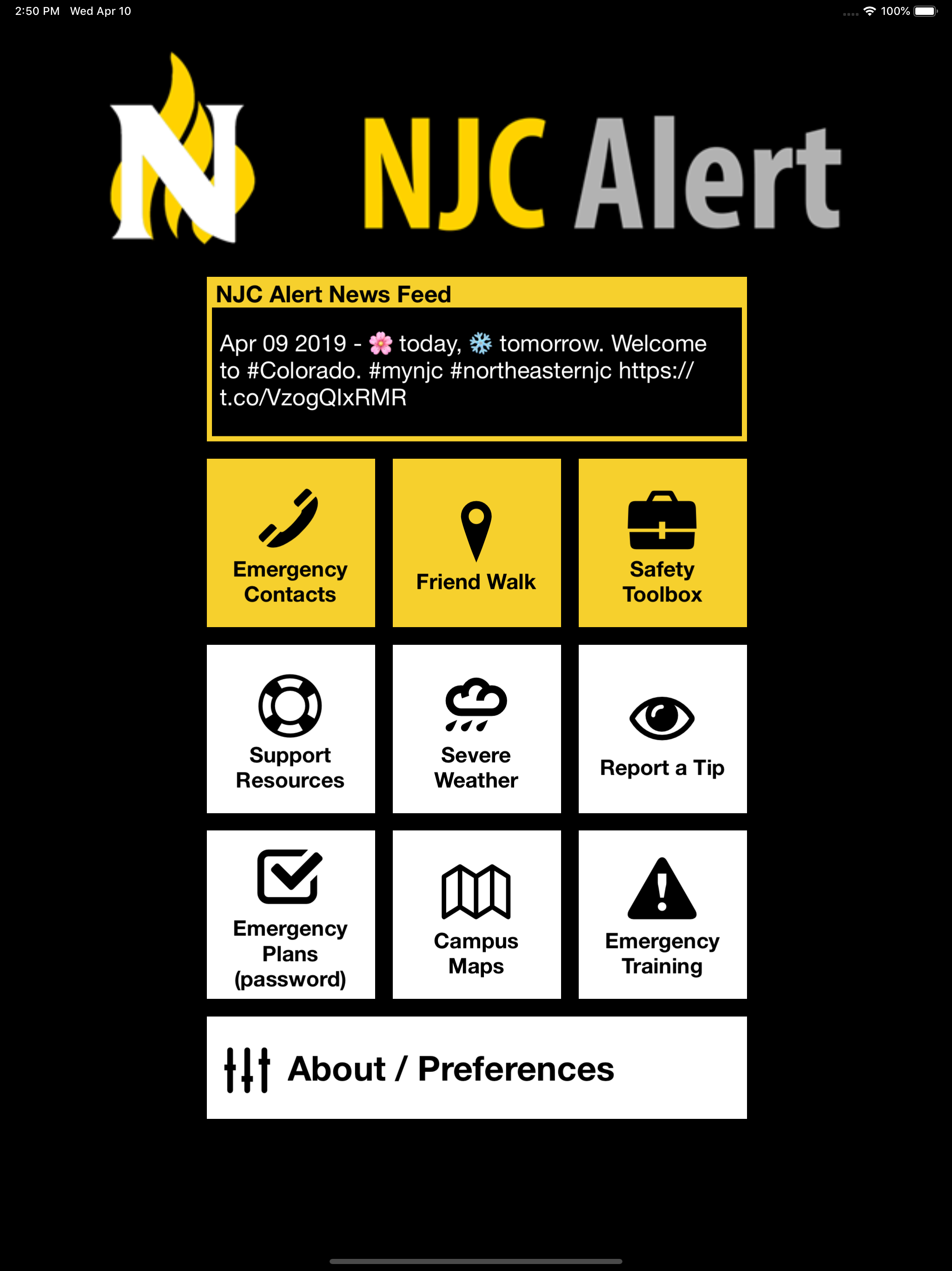 NJC Alert screenshot 9