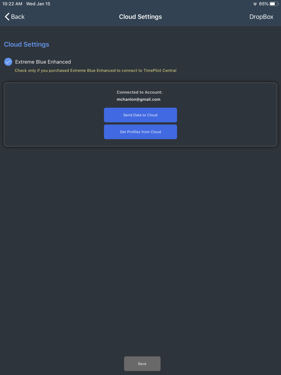 TimePilot Extreme Blue II iPad screenshot 8 - Business app