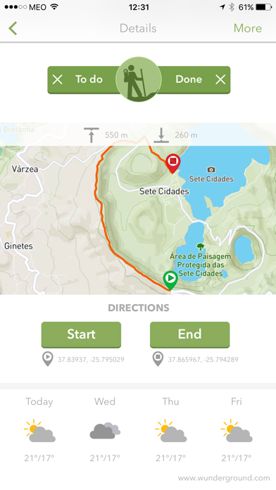 Walkme Portugal Trails Screenshot