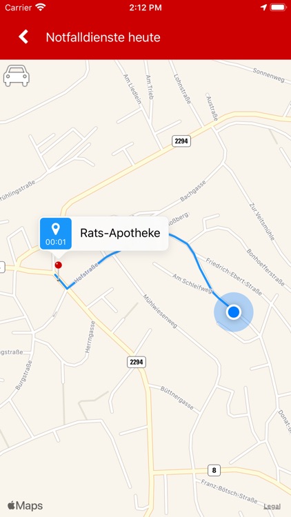 St. Mauritius-Apotheke - B.K.