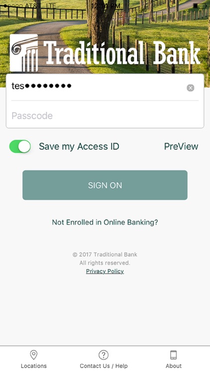 Traditional Bank Mobile