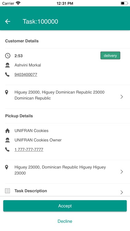 Palpedido Driver App