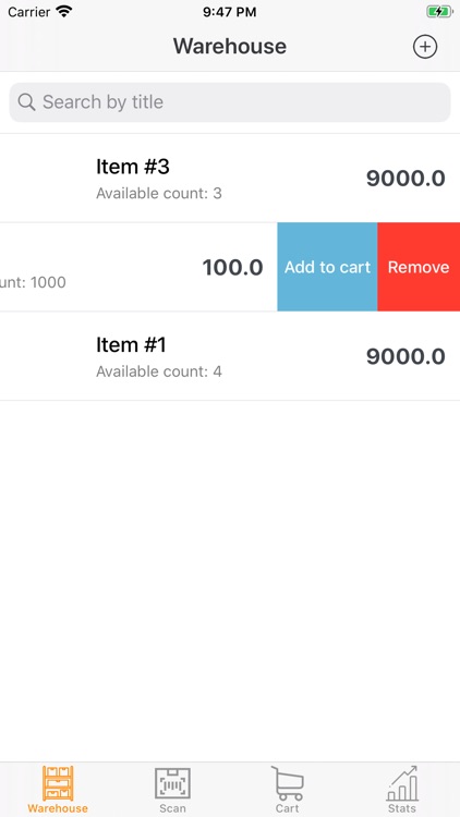 PocketWarehouse: Item Manager