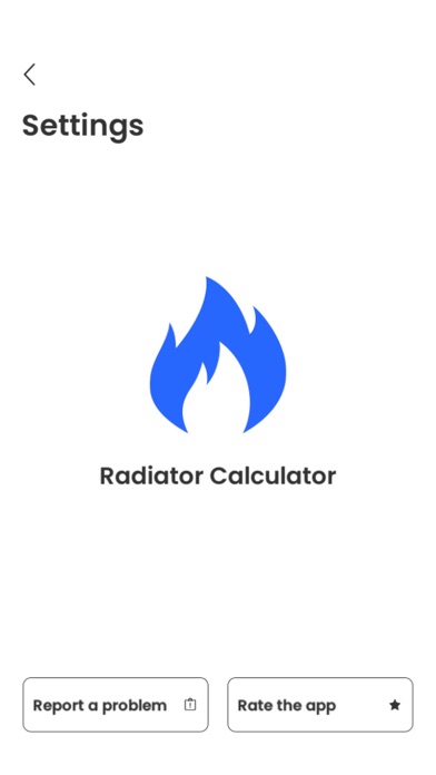 Radiator Calculator Screenshot