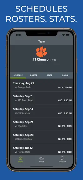 Game screenshot Clemson Football Schedules mod apk