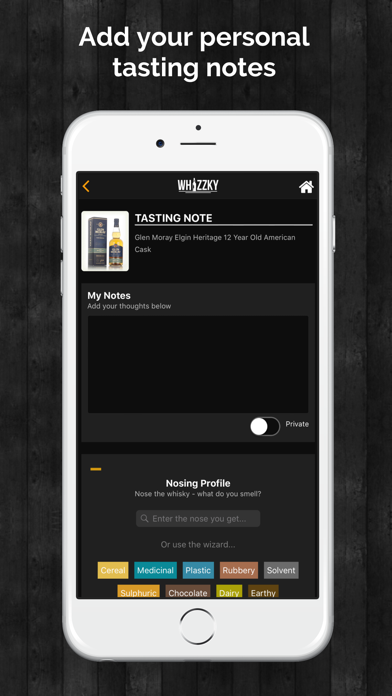 Whizzky Whisky Scanner Screenshot