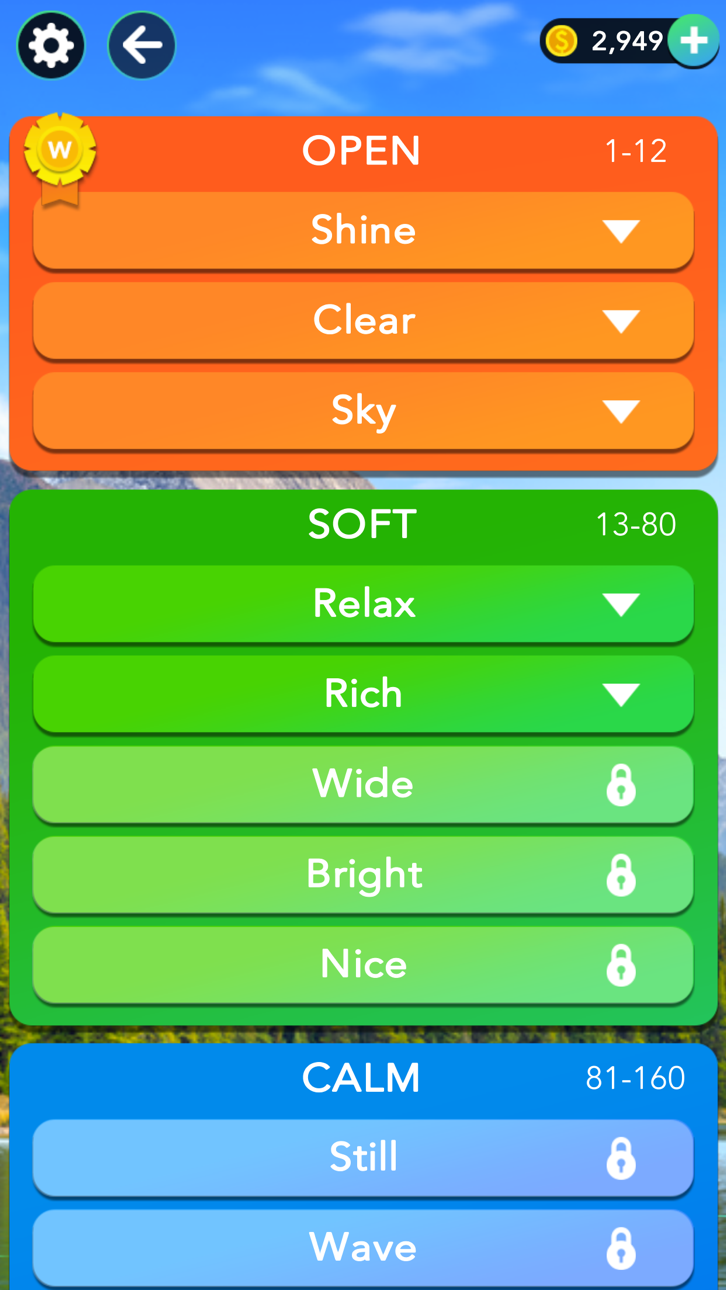 Word Mind: Crossword puzzle Hack screenshot 6 - iOS game interface