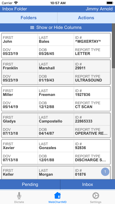 Screenshot #3 pour WebChartMD: Dictate and Review