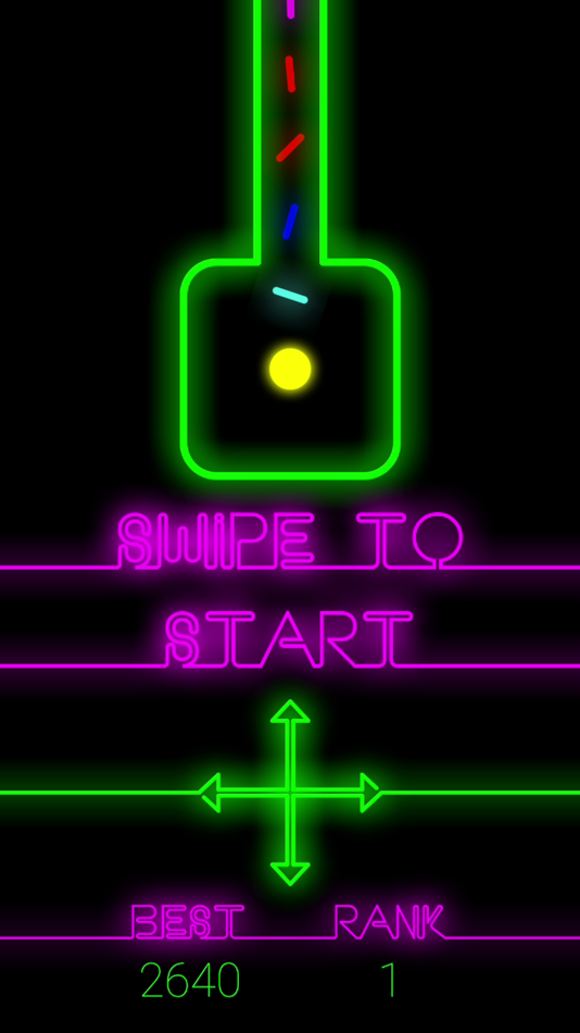 #5. Neon Swipe (iOS) 由: Top Secret Developments