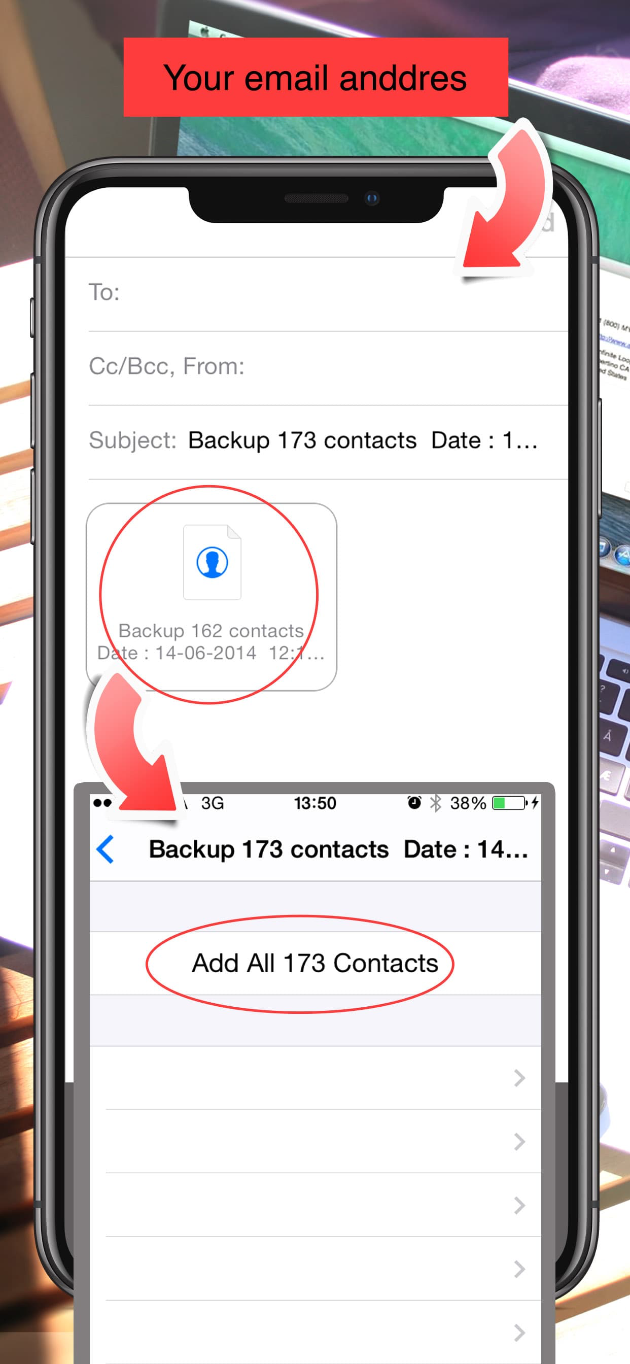 Backup Contacts ! screenshot 5