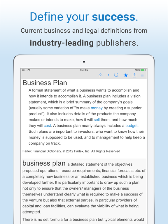 Screenshot #4 pour Business Dictionary by Farlex