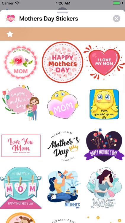 Mothers Day Stickers !