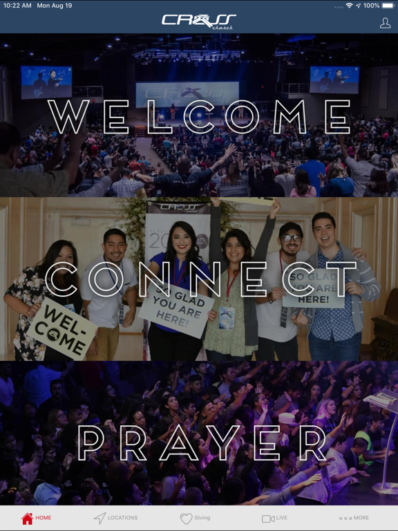 Cross Church RGV iPad screenshot 1 - Lifestyle app