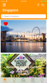 Singapore Map and Travel Guide screenshot