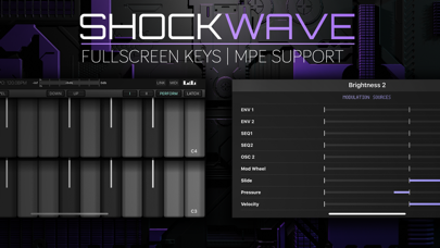 Screenshot #3 pour ShockWave - Synth Module