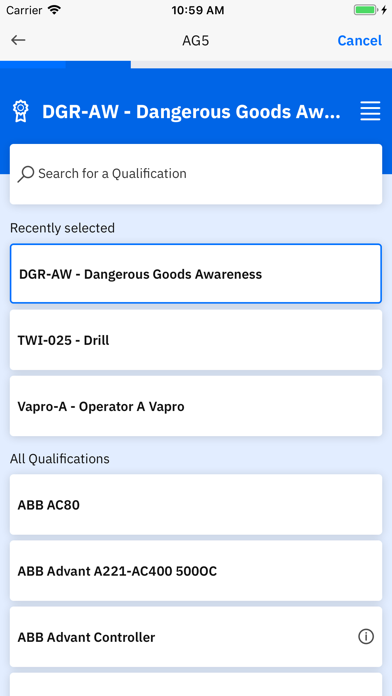 AG5 Assessment screenshot 3