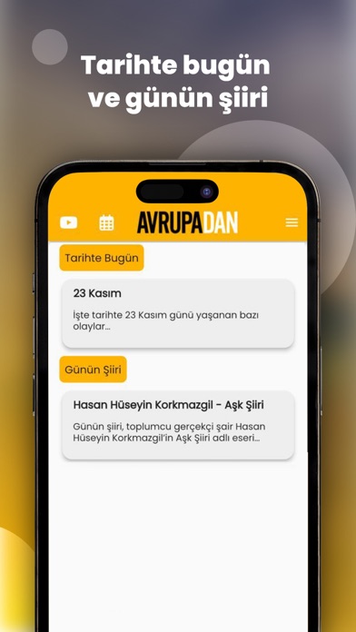 Avrupadan Screenshot