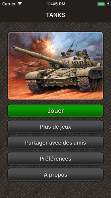 Screenshot #1 pour TANKS jeu de guerre