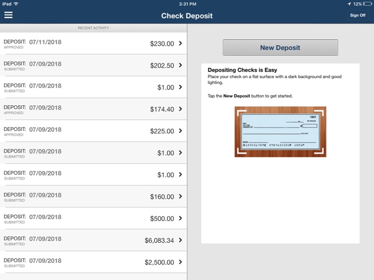 AmericanBank Personal for iPad screenshot-4