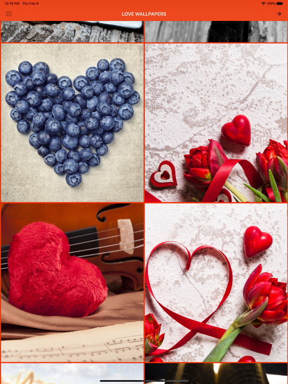 Screenshot #4 pour Fonds d'Écran Amour Romantique
