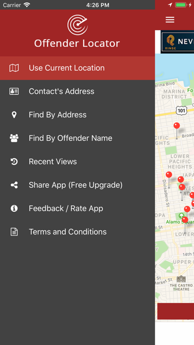 Offender Locator Screenshot