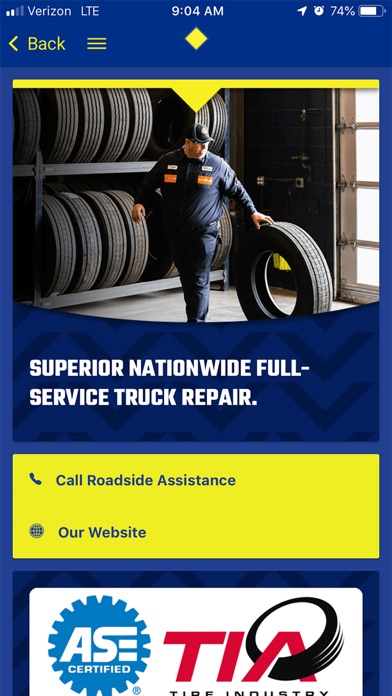 Boss Truck Shops iPhone screenshot 2 - Travel app