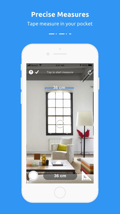 Measuring Tape App with Camera