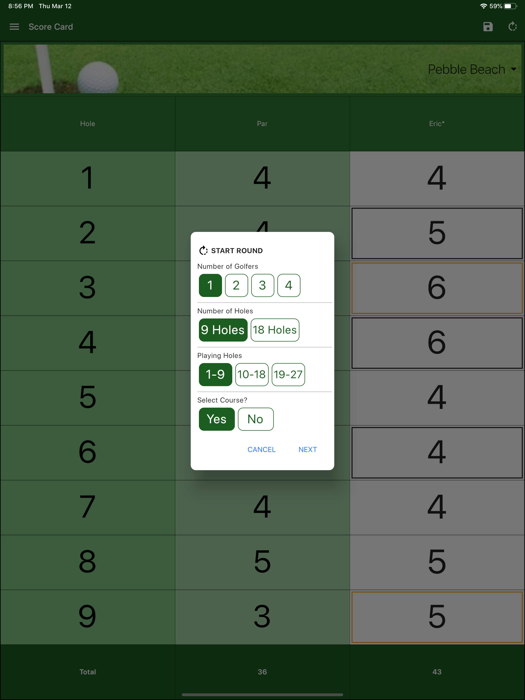 EasyScore Golf Scorecard screenshot 13